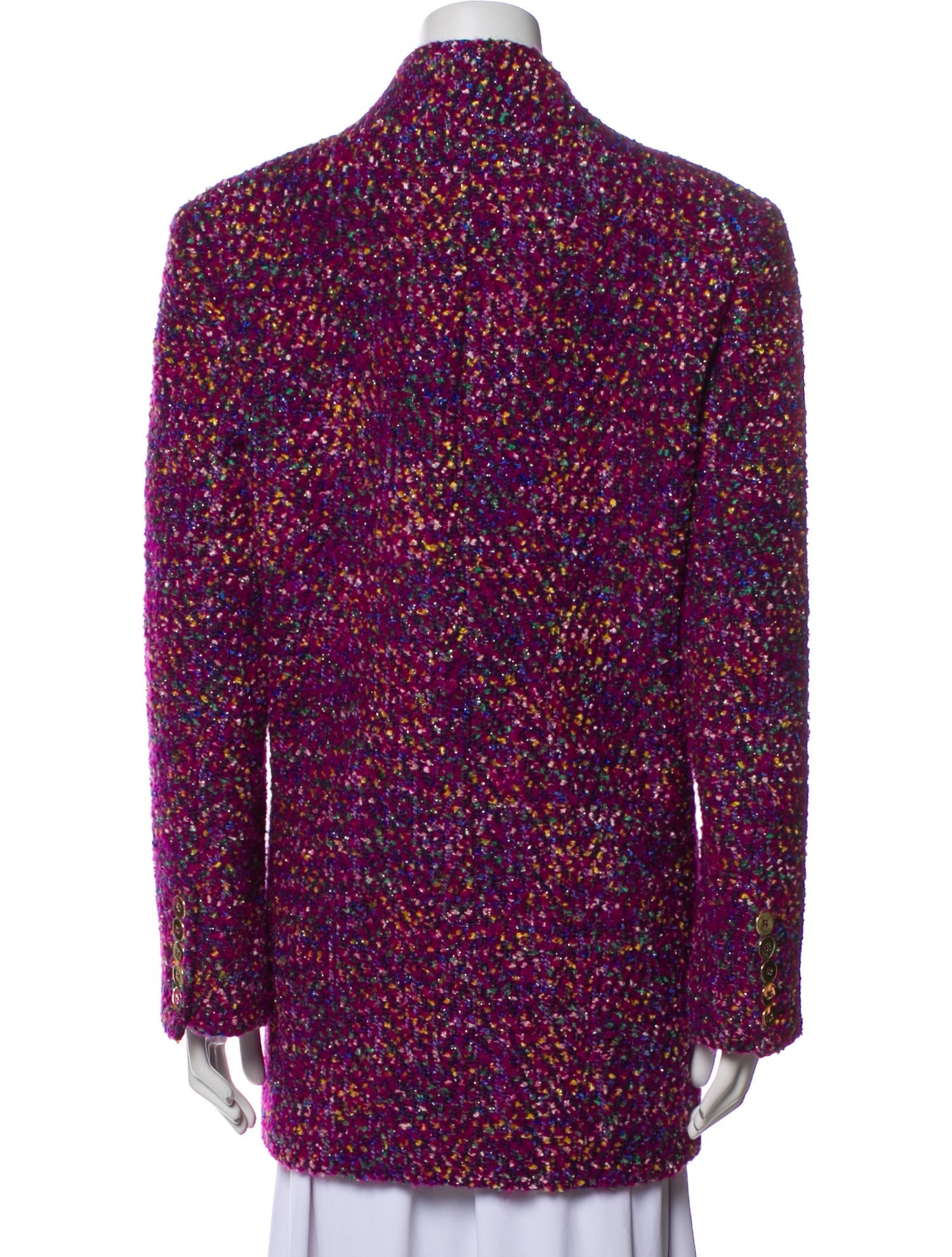 Veronica Beard Tweed Pattern Coat